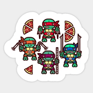 Teenage Mutant Ninja Turtles Pizza Party Sticker